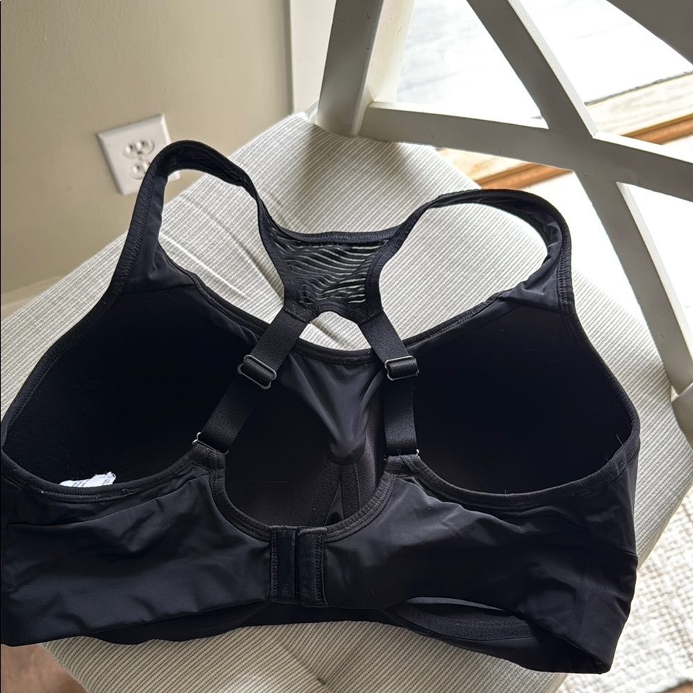 Nike Black Sports Bra with Racerback Design - Picture 2 of 3